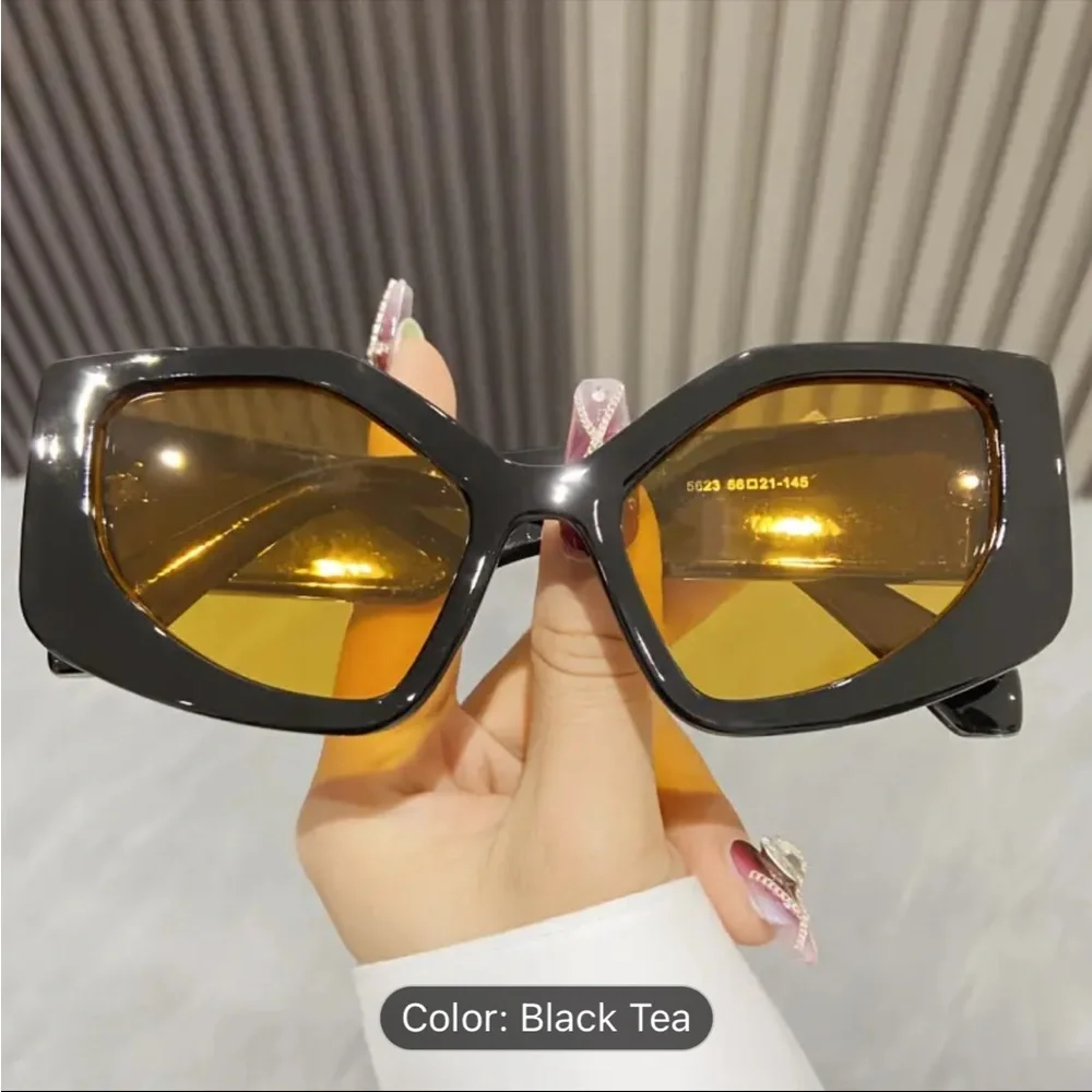 🆕 Trendy Oversized Cat Eye Sunglasses Y2K Creative Unique Design‼️ MOD SQUAD ‼️